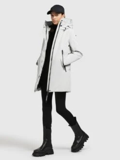 Khujo Winterjassen Winterjas Viona 3 Dames Lichtgrijs -Mode Kleding 7872598079e16a635fa2fec08ae3a596