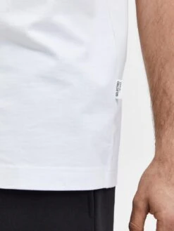 Selected Homme T-shirts Shirt TRUMAN Heren Wit -Mode Kleding 7c17906a6c1d694e1d24758fe5905ce7