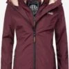 Marikoo Outdoor Jassen Functionele Jas Erdbeere Dames Wijnrood