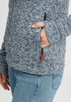 OXMO Sweatvesten Sweatvest Thory Dames Blauw -Mode Kleding 818a7c55d1119715de911c2bad031b86