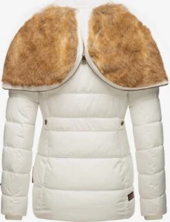 Marikoo Winterjassen Winterjas Nekoo Dames Wit -Mode Kleding 830ffbb290d24a5db13be9395682e4d1