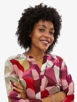 CARTOON Blouses Met Korte Mouw Blouse Dames Fuchsia 7 CARTOON Blouses Met Korte Mouw Blouse Dames Fuchsia -Mode Kleding 8310efa60fd89485a6b77e2c3e7fb557