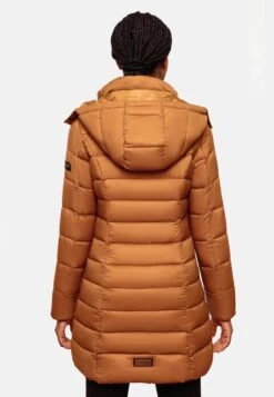 Marikoo Korte Mantels Wintermantel Abendsternchen Dames Lichtbruin -Mode Kleding 85bddeec8b9b33df7021d739f066efb2