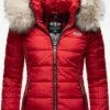 Marikoo Winterjassen Winterjas Lerikaa Dames Rood -Mode Kleding 86e8a7520ce4eeb271fcb0aacf13d011