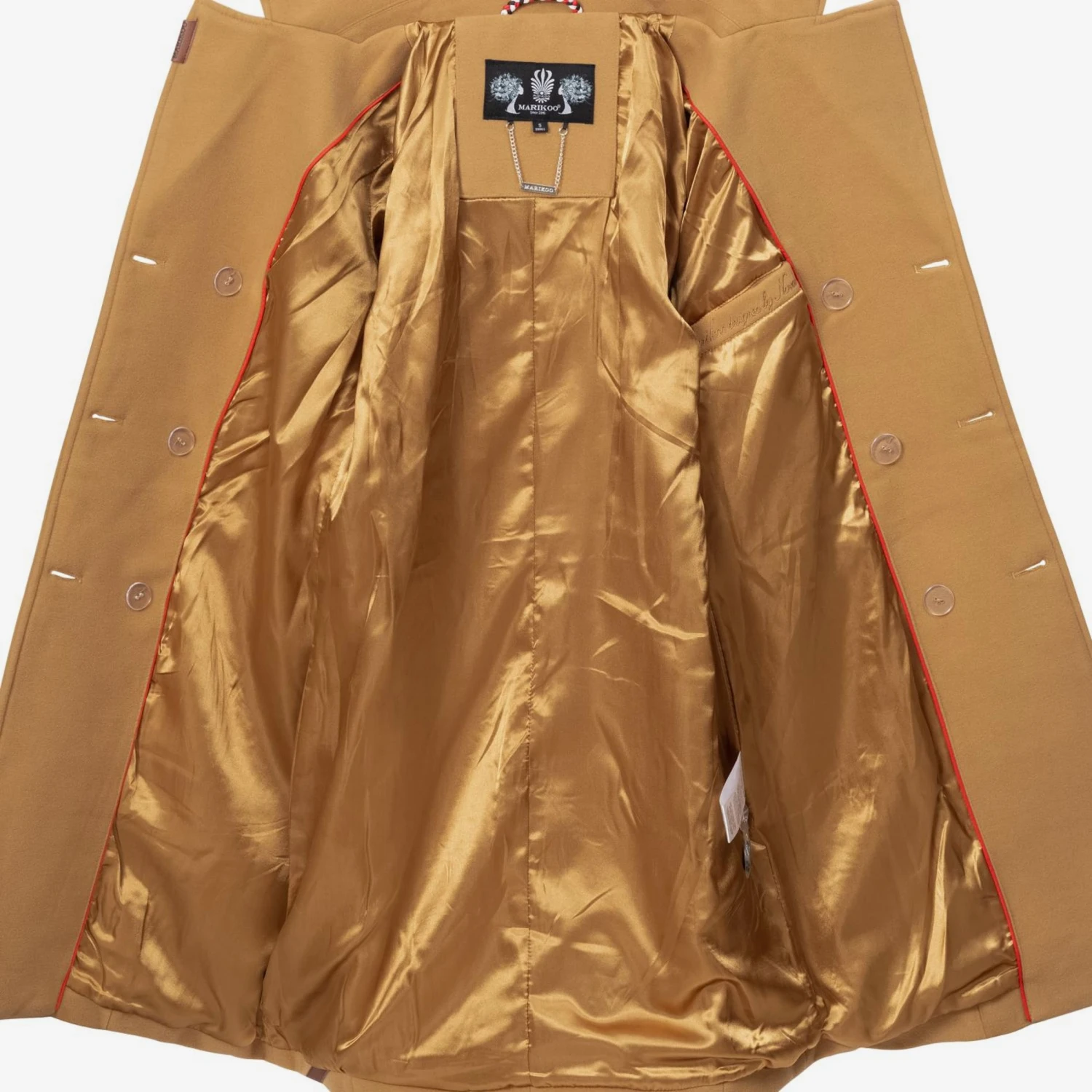 Wintermantels Wintermantel Nanakoo Dames Cognac Marikoo Wintermantels Wintermantel Nanakoo Dames Cognac -Mode Kleding 88d9ec62d5d76278d77cb8e06bf33aa5