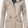 Marikoo Winterjassen Winterjas Manolya Dames Lichtbeige -Mode Kleding 9449953481624f7c0fb99be25ecb5b76