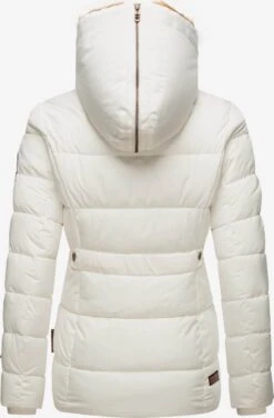 Marikoo Winterjassen Winterjas Nekoo Dames Wit -Mode Kleding 9c17f64a031485bb688f9280fbd2fcba