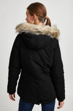 OXMO Winterjassen Winterjas LONA Dames Zwart -Mode Kleding a4ad04b94441a9765c45992add3e24fd