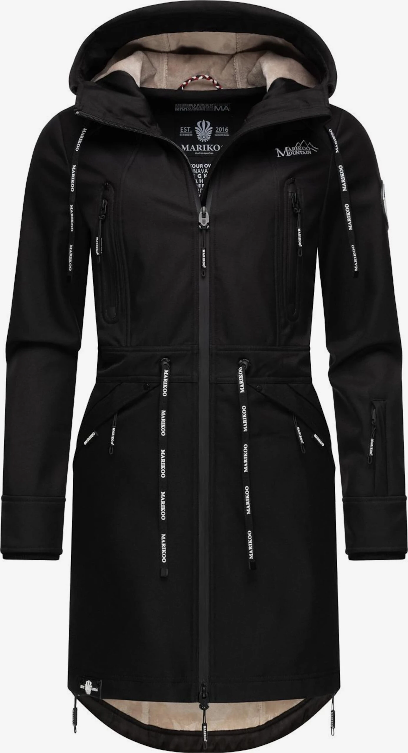 Parkas Tussenparka Dames Zwart Marikoo Parkas Tussenparka Dames Zwart -Mode Kleding a5b923f5b363656c84d294b78893c204 scaled