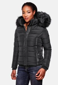 Navahoo Winterjassen Winterjas Miamor Dames Zwart -Mode Kleding a60da1d40fa0fe15df1fe8834aed05bb
