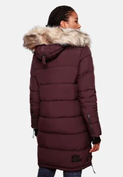 Marikoo Wintermantels Wintermantel Chaskaa Dames Bordeaux -Mode Kleding a624685d7d9450abd1e772f46bacd396