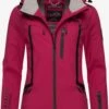 Marikoo Winterjassen Winterjas Dames Rood -Mode Kleding ad3d791bd5d491bfb07f1dd2f9eba419
