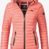 Marikoo Tussenjassen Tussenjas Samtpfote Dames Koraal -Mode Kleding af752514c9c2afcba191bd7ddfeb64c6