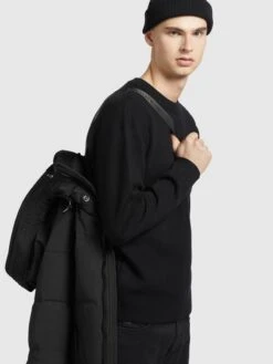 Khujo Winterjassen Winterjas Fank Heren Zwart -Mode Kleding b3a50de8e7ddf56143de74ddd2ebc7b5