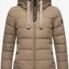 Navahoo Winterjassen Winterjas Dames Lichtbruin -Mode Kleding b6812751ee6c1de5360b2b184e7521f0