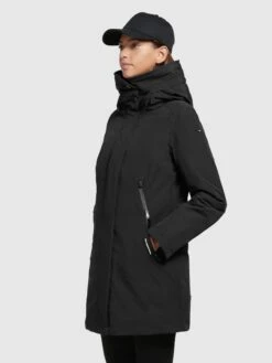 Khujo Winterjassen Winterjas Viona 3 Dames Zwart -Mode Kleding b92fb5d60770f547bfdf14e37e41011f