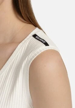 HELMIDGE Mouwloze Shirts Top Dames Wit -Mode Kleding b968450fea6fb599b5b81f652983a1ea