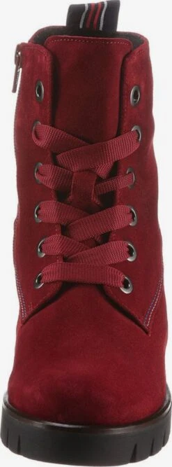 Gabor Enkellaarsjes Veterlaarsjes Dames Donkerrood -Mode Kleding baebdb078b35efc2e8513047b22c4d98