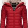 Marikoo Winterjassen Winterjas Nasriin Dames Rood -Mode Kleding bba0e039bf98df938823fba375df642b
