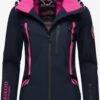 Marikoo Winterjassen Winterjas Dames Navy -Mode Kleding bd267d32ffb41fabdafc8f9cdcc23698