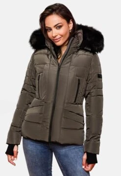 Navahoo Winterjassen Winterjas Adele Dames Taupe -Mode Kleding be47cb21ce28aeeac22cd08bf4d0ecde