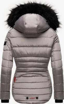 Marikoo Winterjassen Winterjas Lotusblüte Dames Grijs -Mode Kleding bfd28c9c0ca4bddf8f9ee23b5c1e6955