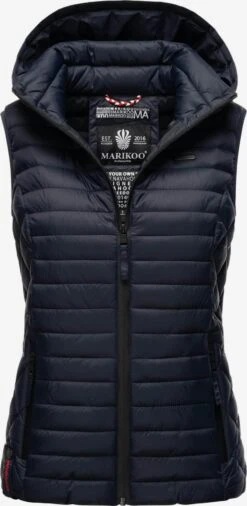 Marikoo Bodywarmers Bodywarmer Hasenpfote Dames Nachtblauw
