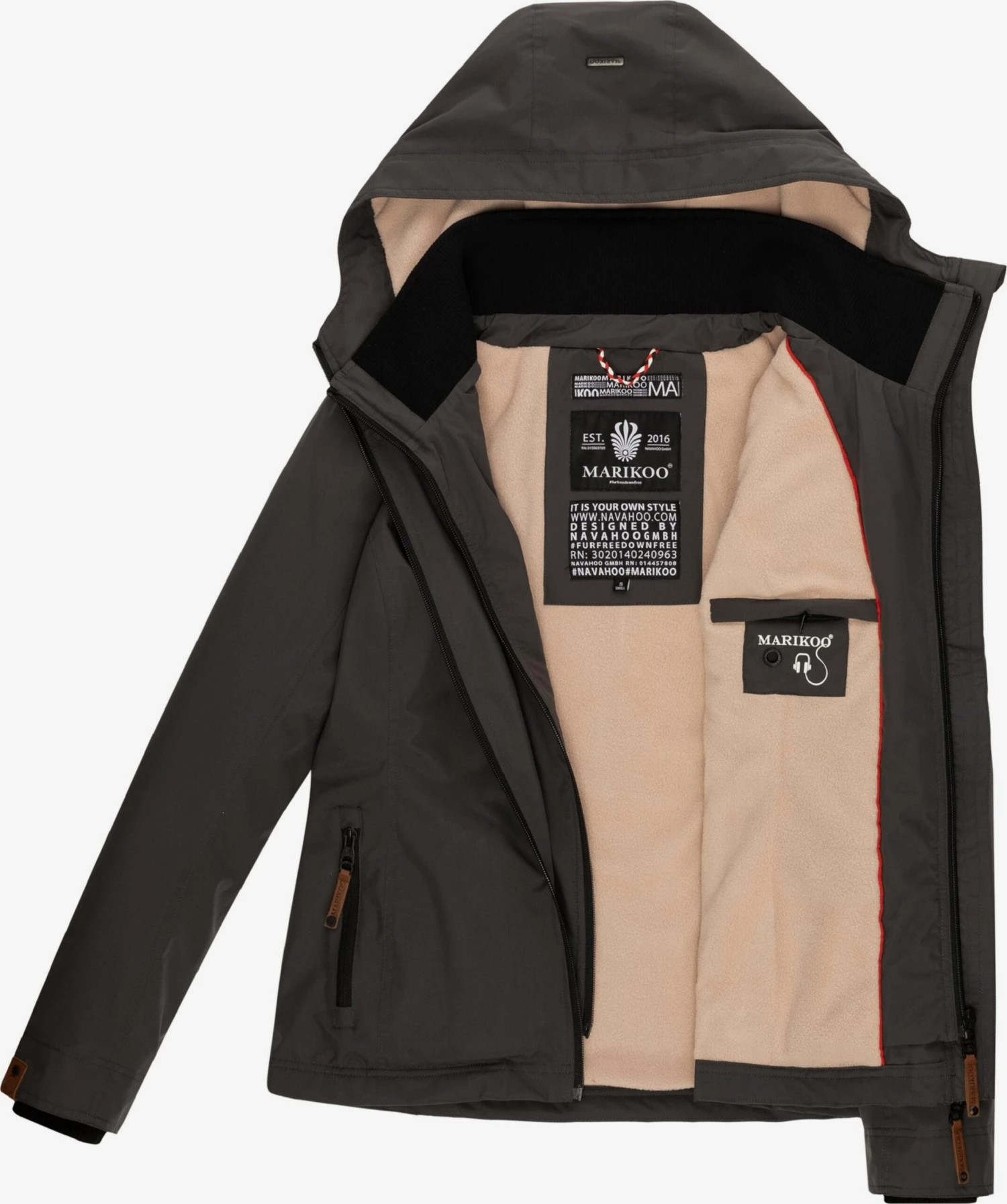 Outdoor jassen Functionele jas Erdbeere Dames Antraciet Marikoo Outdoor Jassen Functionele Jas Erdbeere Dames Antraciet -Mode Kleding c287687b6f6c462b01c8d60b6f3f4bde scaled