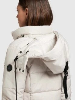 Khujo Winterjassen Winterjas Eunice Dames Offwhite -Mode Kleding c3f29a2dc835d514028f44181bc128a9