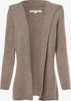 Marie Lund Vesten Gebreid Vest Dames Lichtbruin