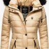 Navahoo Winterjassen Winterjas Zuckerbiene Dames Beige -Mode Kleding ce7199f093b80cbf5d5fd6fbaac08e86