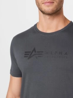 Alpha Industries T-shirts Shirt Heren Grijs 6 Alpha Industries T-shirts Shirt Heren Grijs -Mode Kleding ce95d8252e93e704bdeb2f01ae1b558a