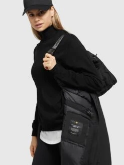 Khujo Wintermantels Wintermantel ABELLA Dames Zwart -Mode Kleding cfa2583353db141192713dfa921fe266