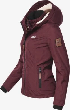 Marikoo Outdoor Jassen Functionele Jas Erdbeere Dames Wijnrood -Mode Kleding d024f22ae7121897d9a09c2d0871f93b