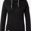 Ragwear Hoodies Sweatshirt Dames Zwart -Mode Kleding d08886b05014de60db0622c87fd2a07e