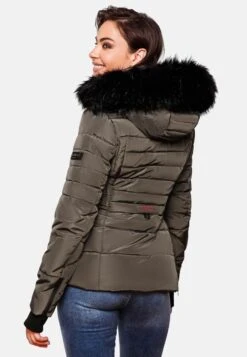 Navahoo Winterjassen Winterjas Adele Dames Taupe -Mode Kleding d2234fcdaf1e1cf02c862cd7bf3faf43
