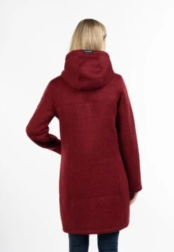 Schmuddelwedda Duffelcoats Tussenmantel Dames Merlot -Mode Kleding d2e8ccb257c7810a096df5ba873aefc2