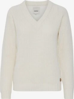 OXMO Basic Truien Trui Dames Wit