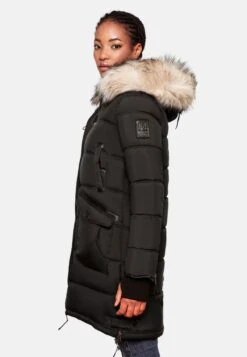 Marikoo Wintermantels Wintermantel Chaskaa Dames Zwart -Mode Kleding d6702d96cef4469e67ee74e36c669bee