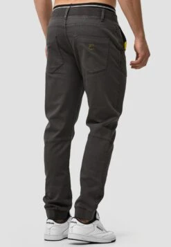 Indicode Jeans Pantalons Tapered Broek Zannes Heren Grijs -Mode Kleding da59ff1e9dde5fff07f901ce2ca220fa