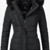 Navahoo Winterjassen Winterjas Miamor Dames Zwart -Mode Kleding dc438eb7779e562fd552afbb2a1a2e7a