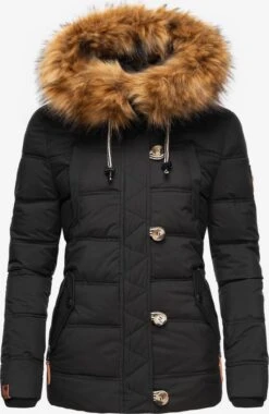 Navahoo Winterjassen Winterjas Zoja Dames Zwart -Mode Kleding dd27e7b76cebf550ad291a3faab93665