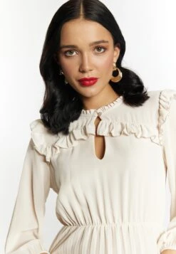 Faina Maxi Jurken Jurk Dames Wolwit -Mode Kleding e1c93c5050f02b9af36776e5231c7c74