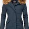 Marikoo Parkas Winterparka Karmaa Dames Donkerblauw -Mode Kleding e2fda59254c2c839ce24d1d44cd4360e