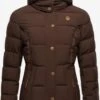 Marikoo Winterjassen Winterjas Nekoo Dames Bruin -Mode Kleding e65ec4c14fe69ee3316b9c6b4ccc3a39