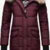 Marikoo Wintermantels Wintermantel Chaskaa Dames Bordeaux -Mode Kleding e6f35124360219e51ea1336fde14e4a3