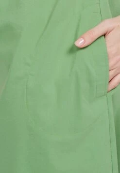 HELMIDGE Midi Jurken Jurk Dames Groen -Mode Kleding e9a514a877d3e75696ea11572e406158