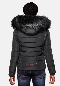 Navahoo Winterjassen Winterjas Miamor Dames Zwart -Mode Kleding e9cb1e8aeaf94d7b215638ce9f1baf63