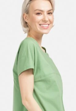 HELMIDGE Midi Jurken Jurk Dames Groen -Mode Kleding ea78e0c302b7dabf5638176cc325f5ed