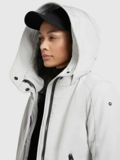 Khujo Winterjassen Winterjas Viona 3 Dames Lichtgrijs -Mode Kleding eb2a4d3faf03426fdf5d6f89c1d47d7a